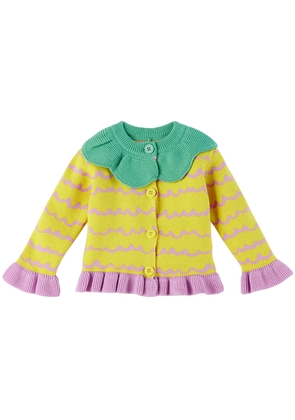 Stella McCartney Baby Multicolor Ruffles Cardigan