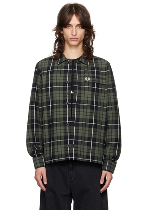 Fred Perry Green Check Overshirt