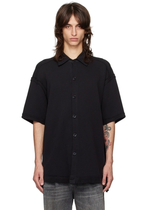 Greg Lauren Black Terry Studio Shirt