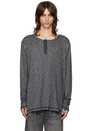 Greg Lauren Gray Lightweight Henley