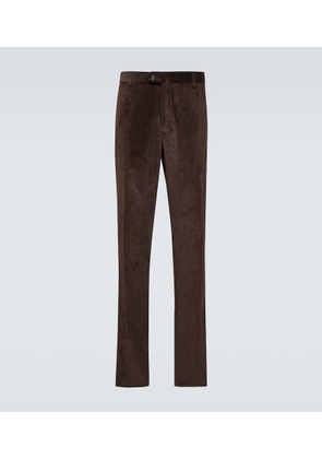 Loro Piana Pantaflat slim cotton pants