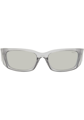 Prada Eyewear Gray 'Prada Symbole' Sunglasses