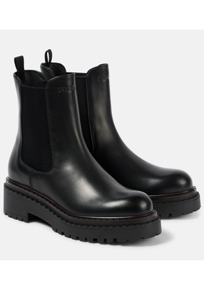 Prada Leather Chelsea boots