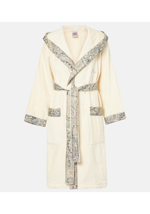 Etro Bloom cotton terry bathrobe