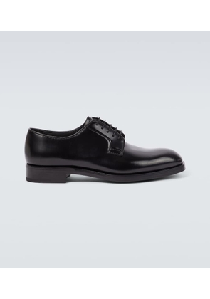 Prada Brushed leather Derby shoes