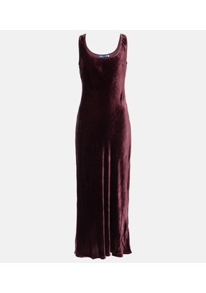 Polo Ralph Lauren Velvet maxi dress