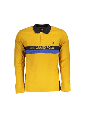 Yellow Cotton Polo Shirt - XXL