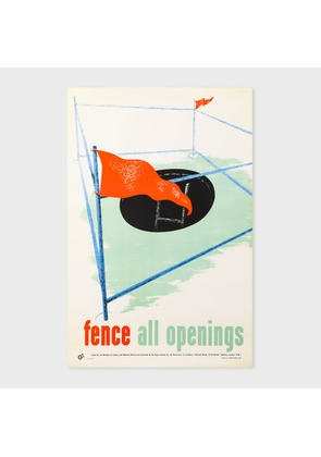 Paul Smith TBC 'Fence All Openings, 1943' Poster Print by H. A. Rothholz Multicolour