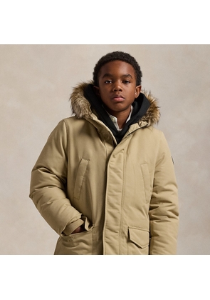 Faux-Fur-Trim Down Parka