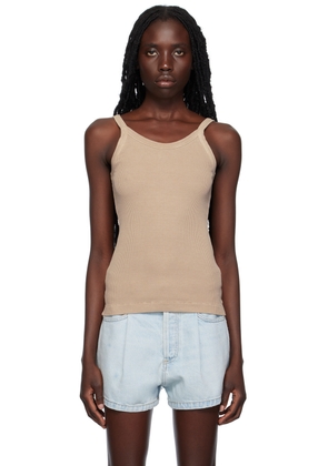 Citizens of Humanity Beige Katia Tank Top