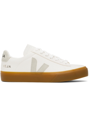 VEJA White Campo Leather Sneakers