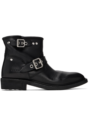 Golden Goose Black Biker Low Boots