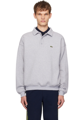 Lacoste Gray Loose Fit Sweatshirt