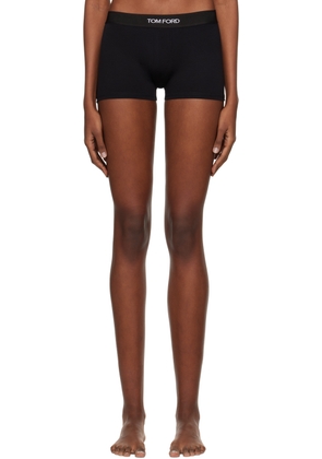 TOM FORD Black Jacquard Boy Shorts