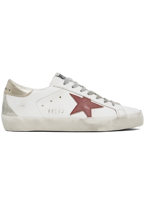 Golden Goose White Super-Star Sneakers