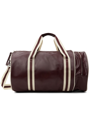 Fred Perry Burgundy Barrel Duffle Bag