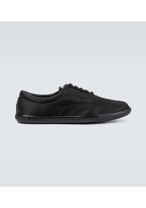 Prada Nylon lace-up sneakers