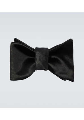 Brunello Cucinelli Cotton and silk bow tie