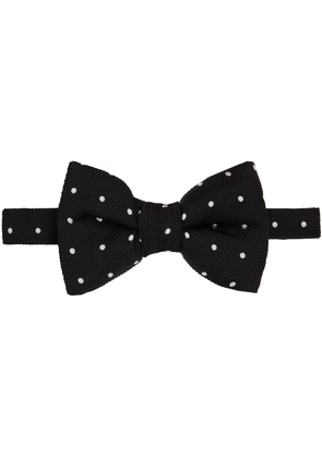 TOM FORD Black Polka Dot Bow Tie