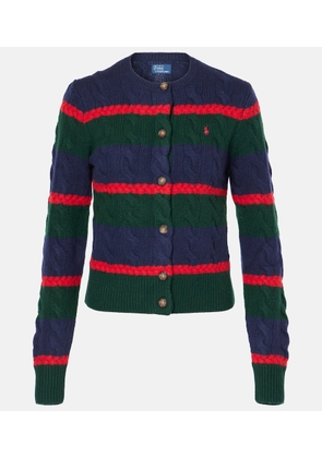 Polo Ralph Lauren Cable-knit wool and cashmere cardigan