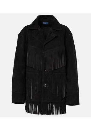 Polo Ralph Lauren Fringed suede coat