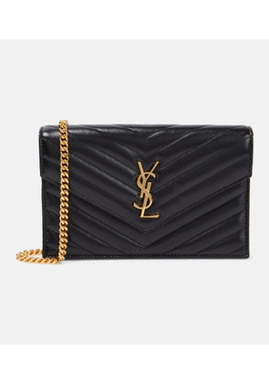 Saint Laurent Cassandre Envelope leather wallet on chain