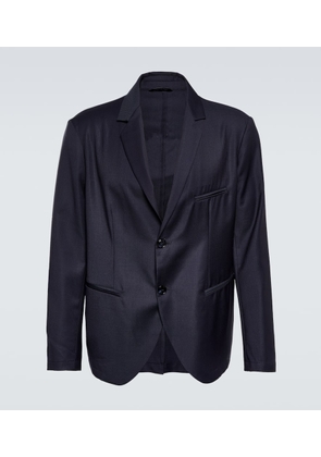 Giorgio Armani Single-breasted virgin wool blazer