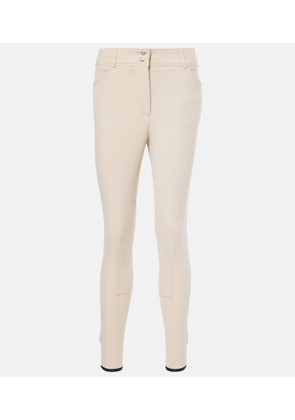 Loro Piana Doris cotton-blend twill slim pants