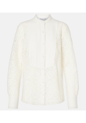 Veronica Beard Naya embroidered shirt