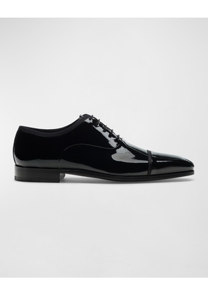 Men's Jadiel Patent Cap-Toe Oxfords