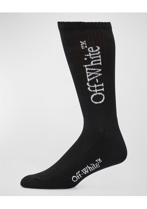 Men's Bookish Logo Over-Calf Socks