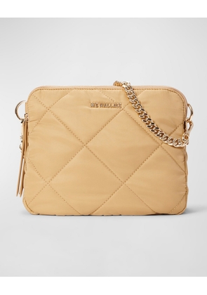 Madison Quilted Nylon Crossbody Bag