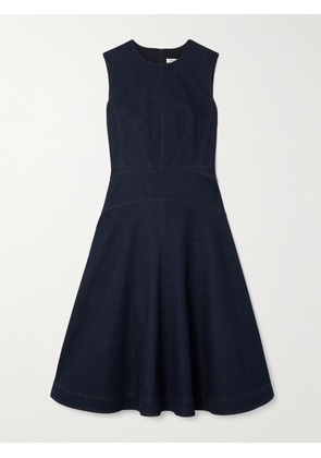 Veronica Beard - Karrigan Paneled Denim Midi Dress - Blue - US0,US2,US4,US6,US8,US10,US12