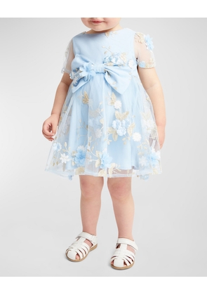 Girl's Bronte Floral Mini Dress, Size 6M-3T