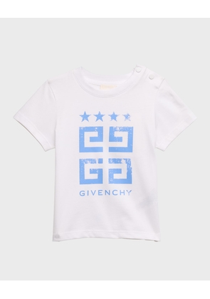 Boy's 4G Logo-Printed Short-Sleeve T-Shirt, Size 9M-3T