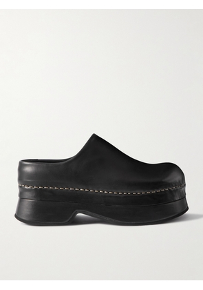 Alexander McQueen - Leather Clogs - Black - EU 36,EU 37,EU 38,EU 39,EU 40,EU 41