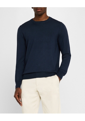 Men's Garment-Dyed Wool Sweater