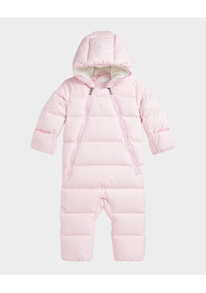 Girl's Puffer Bunting Suit, Size 3M-9M