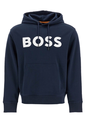 hooded sweatshirt with - L Blue