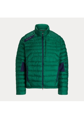 Stretch-Panelled Quilted Jacket