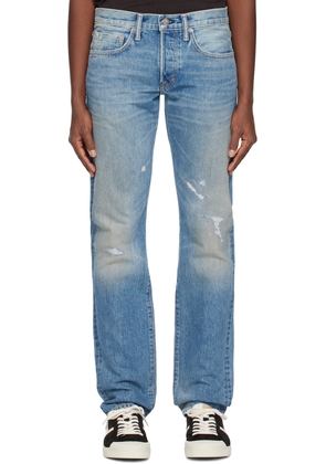 TOM FORD Blue Slim-Fit Jeans