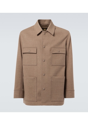 Loro Piana Darcy virgin wool overshirt