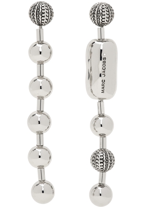 Marc Jacobs Silver 'The Monogram Ball Chain' Earrings