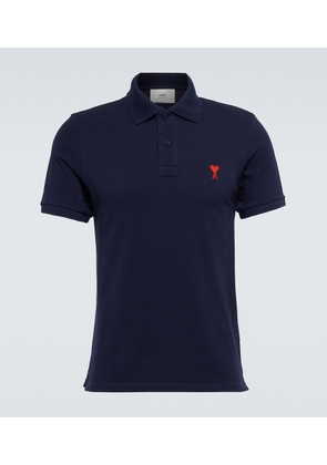 Ami Paris Logo cotton polo shirt