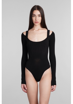 Mugler Body In Black Rayon