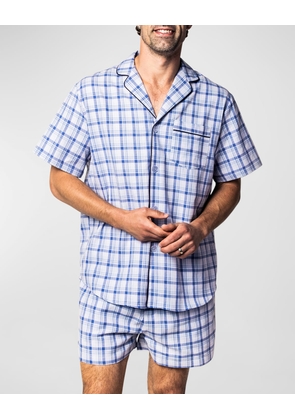 Men's Seafarer Tartan Short Pajama Set