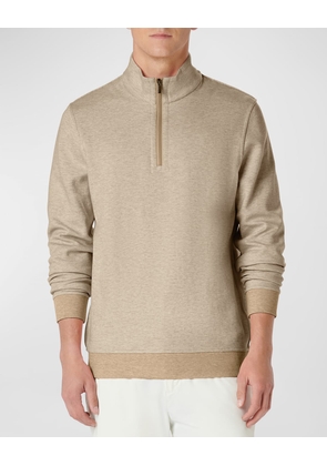 Men's Knit Quarter-Zip Sweater