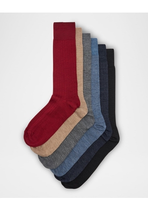 Men's Holiday Box 6-Pack Crew Socks