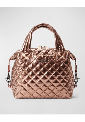 Sutton Deluxe Small Quilted Metallic Crossbody Bag