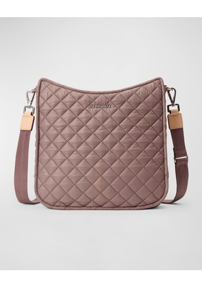 Box Quilted Nylon Crossbody Bag